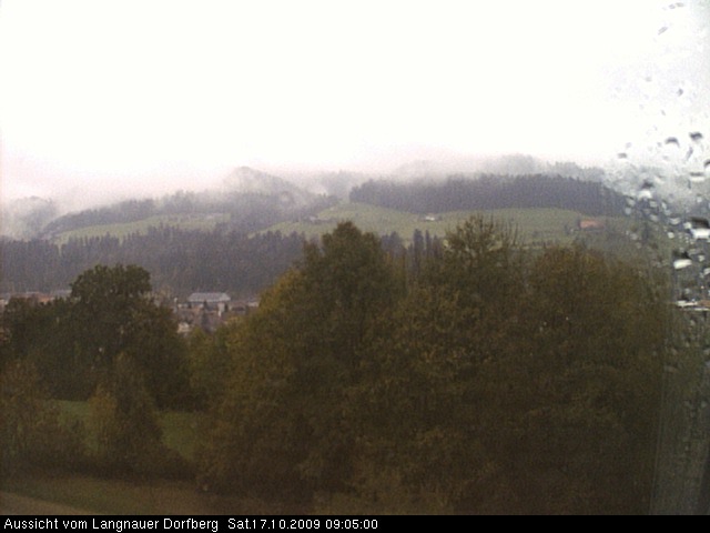 Webcam-Bild: Aussicht vom Dorfberg in Langnau 20091017-090500
