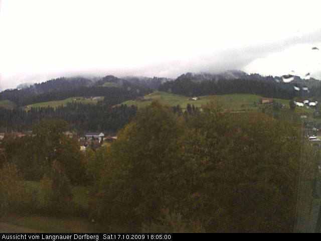 Webcam-Bild: Aussicht vom Dorfberg in Langnau 20091017-180500