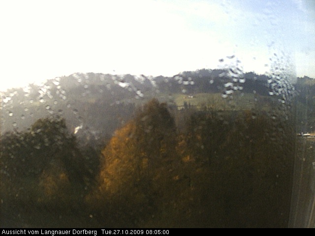 Webcam-Bild: Aussicht vom Dorfberg in Langnau 20091027-080500