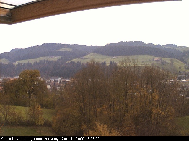 Webcam-Bild: Aussicht vom Dorfberg in Langnau 20091101-160500