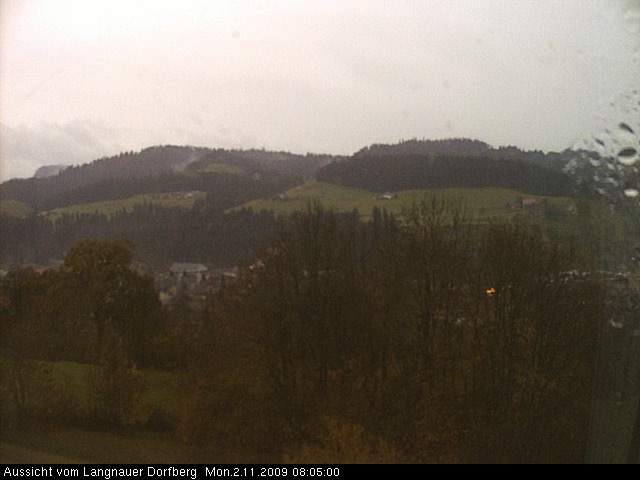 Webcam-Bild: Aussicht vom Dorfberg in Langnau 20091102-080500