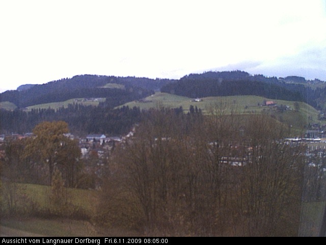 Webcam-Bild: Aussicht vom Dorfberg in Langnau 20091106-080500