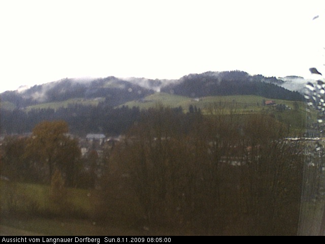 Webcam-Bild: Aussicht vom Dorfberg in Langnau 20091108-080500