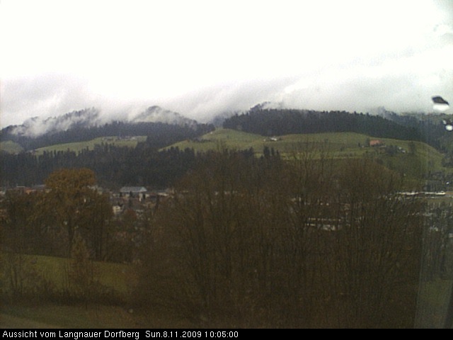 Webcam-Bild: Aussicht vom Dorfberg in Langnau 20091108-100500