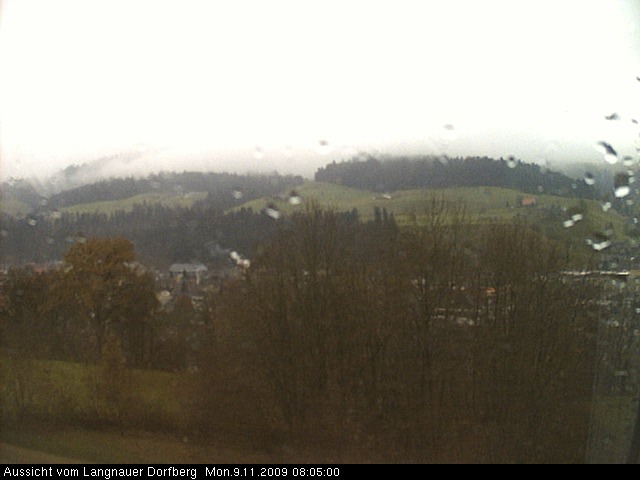 Webcam-Bild: Aussicht vom Dorfberg in Langnau 20091109-080500