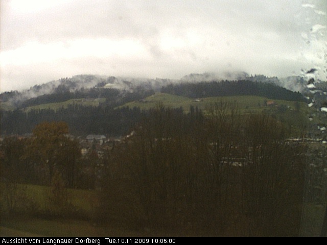 Webcam-Bild: Aussicht vom Dorfberg in Langnau 20091110-100500