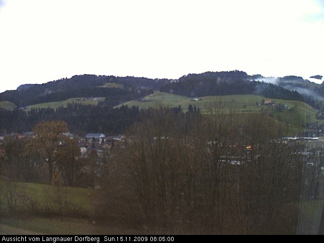 Webcam-Bild: Aussicht vom Dorfberg in Langnau 20091115-080500