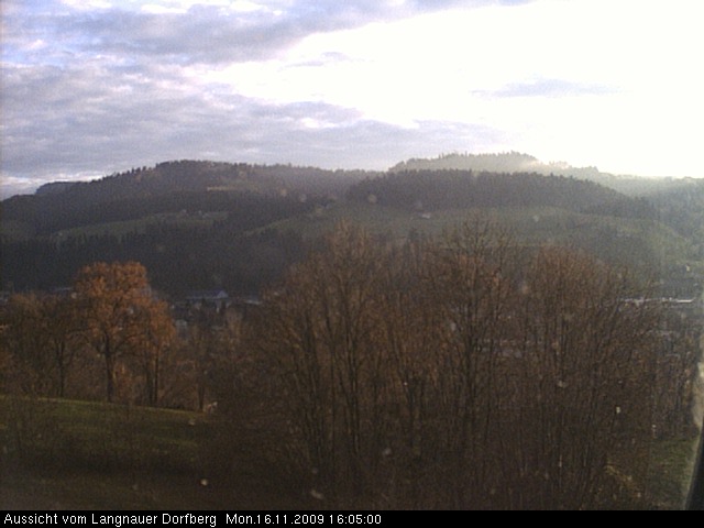 Webcam-Bild: Aussicht vom Dorfberg in Langnau 20091116-160500