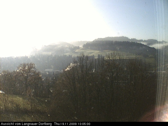 Webcam-Bild: Aussicht vom Dorfberg in Langnau 20091119-100500