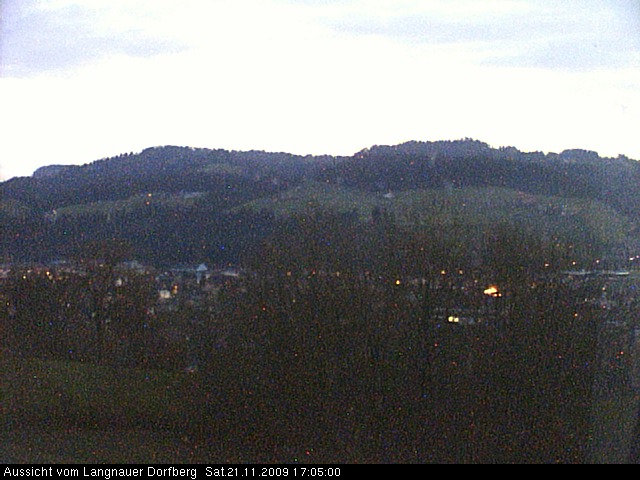 Webcam-Bild: Aussicht vom Dorfberg in Langnau 20091121-170500