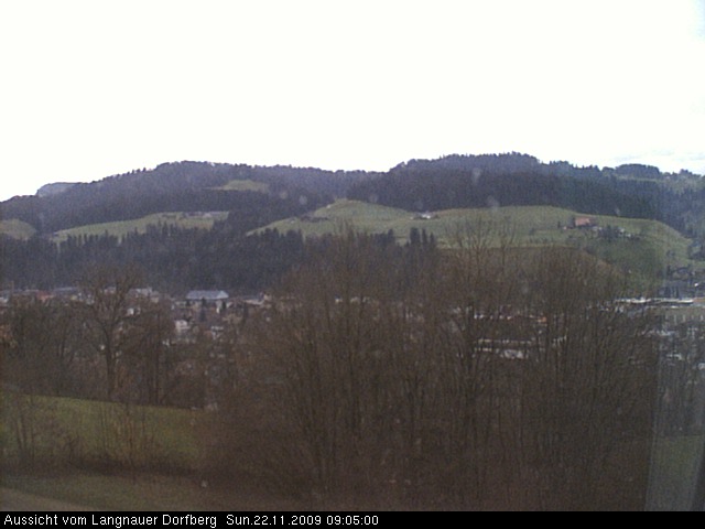 Webcam-Bild: Aussicht vom Dorfberg in Langnau 20091122-090500