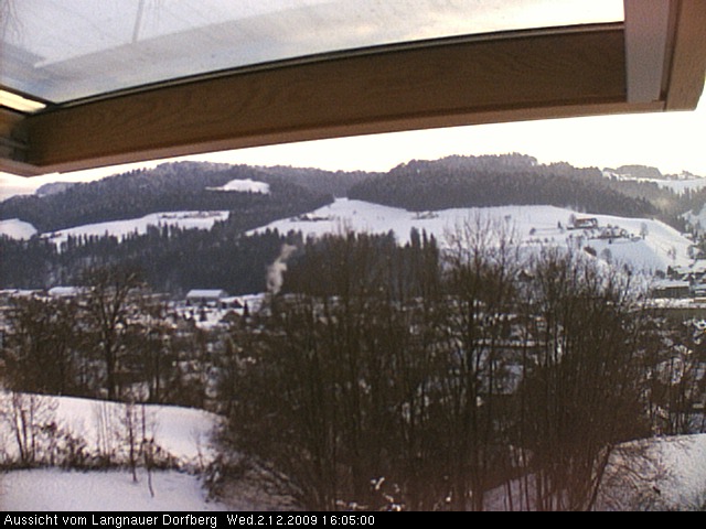 Webcam-Bild: Aussicht vom Dorfberg in Langnau 20091202-160500
