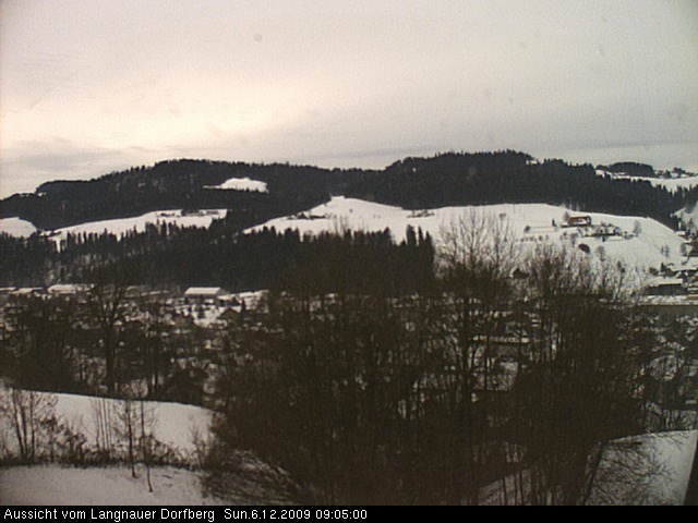 Webcam-Bild: Aussicht vom Dorfberg in Langnau 20091206-090500