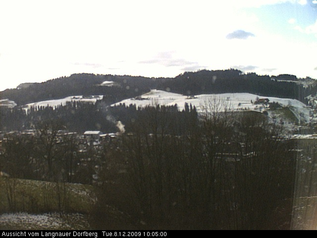 Webcam-Bild: Aussicht vom Dorfberg in Langnau 20091208-100500