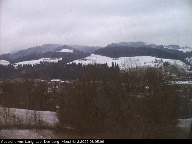 Webcam-Bild: Aussicht vom Dorfberg in Langnau 20091214-080500