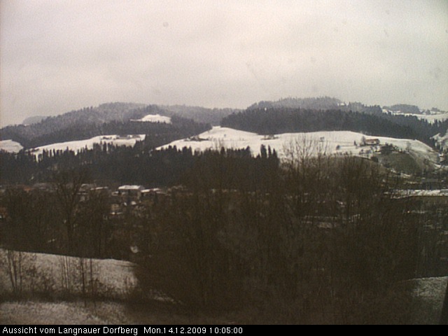 Webcam-Bild: Aussicht vom Dorfberg in Langnau 20091214-100500