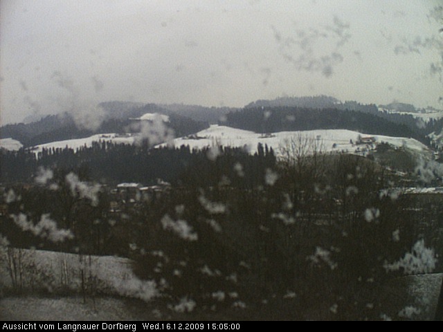 Webcam-Bild: Aussicht vom Dorfberg in Langnau 20091216-150500