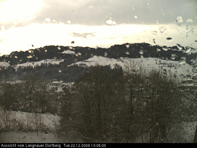 Webcam-Bild: Aussicht vom Dorfberg in Langnau 20091222-100500