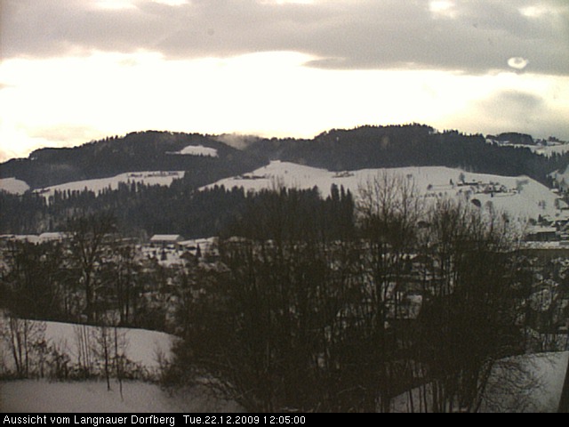 Webcam-Bild: Aussicht vom Dorfberg in Langnau 20091222-120500