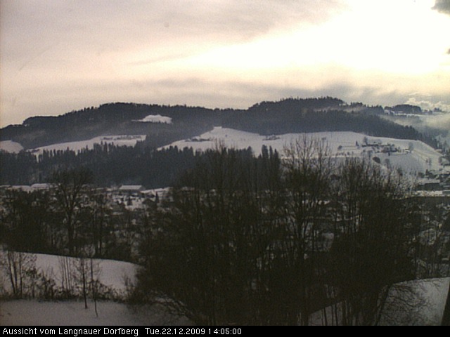 Webcam-Bild: Aussicht vom Dorfberg in Langnau 20091222-140500