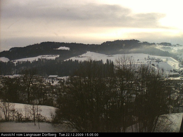 Webcam-Bild: Aussicht vom Dorfberg in Langnau 20091222-150500