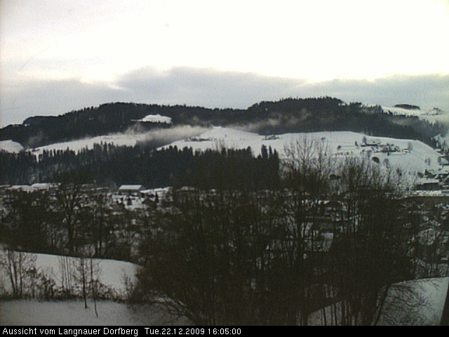 Webcam-Bild: Aussicht vom Dorfberg in Langnau 20091222-160500