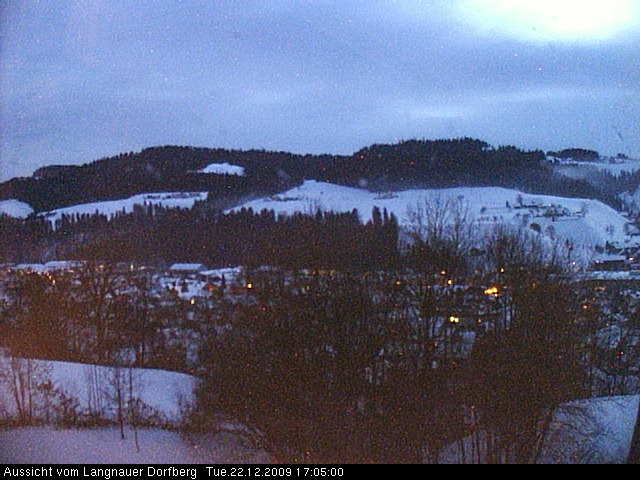 Webcam-Bild: Aussicht vom Dorfberg in Langnau 20091222-170500