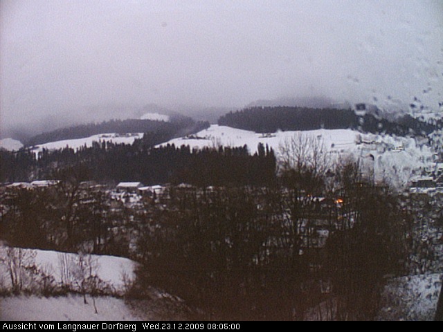 Webcam-Bild: Aussicht vom Dorfberg in Langnau 20091223-080500