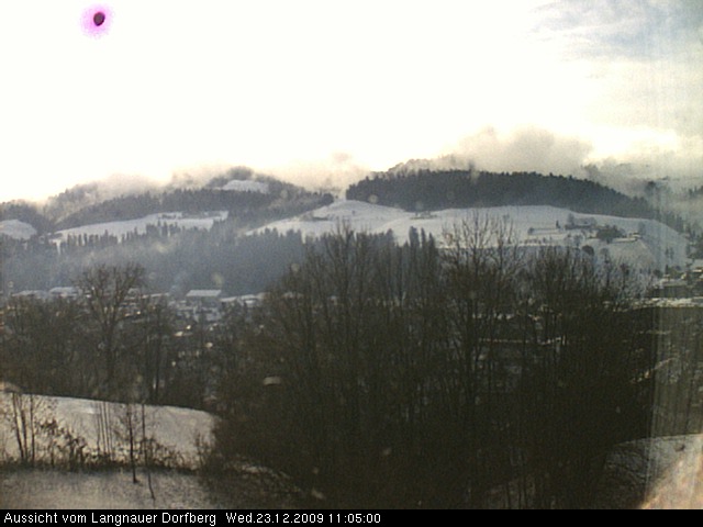 Webcam-Bild: Aussicht vom Dorfberg in Langnau 20091223-110500