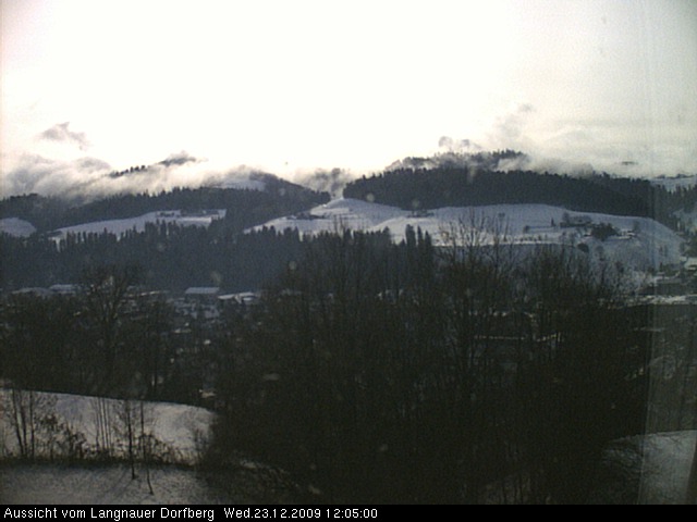 Webcam-Bild: Aussicht vom Dorfberg in Langnau 20091223-120500