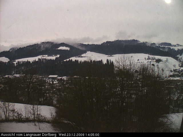 Webcam-Bild: Aussicht vom Dorfberg in Langnau 20091223-140500