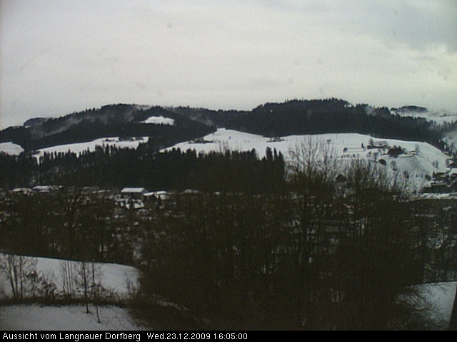 Webcam-Bild: Aussicht vom Dorfberg in Langnau 20091223-160500