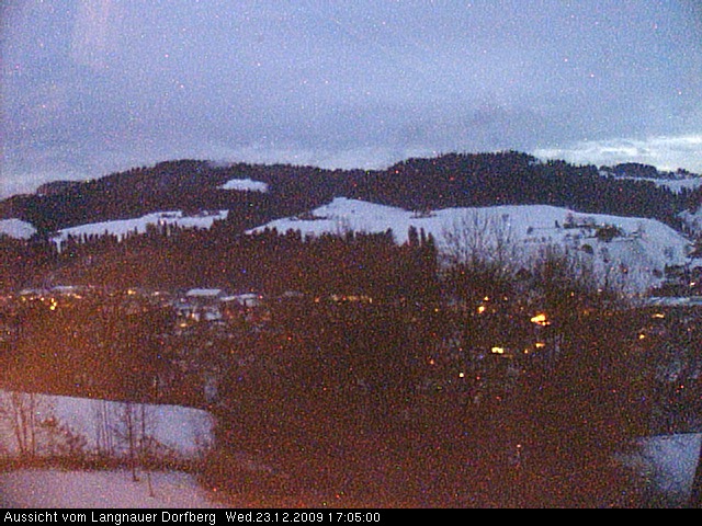 Webcam-Bild: Aussicht vom Dorfberg in Langnau 20091223-170500