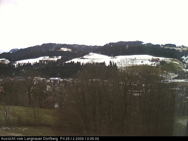 Webcam-Bild: Aussicht vom Dorfberg in Langnau 20091225-100500