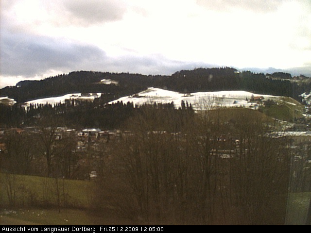 Webcam-Bild: Aussicht vom Dorfberg in Langnau 20091225-120500