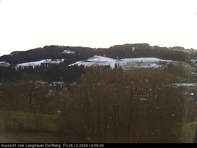 Webcam-Bild: Aussicht vom Dorfberg in Langnau 20091225-160500