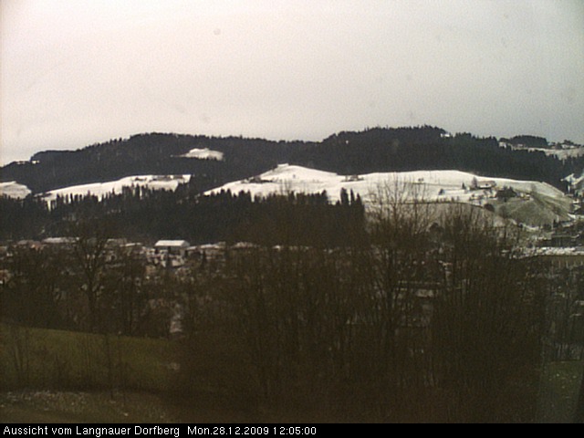 Webcam-Bild: Aussicht vom Dorfberg in Langnau 20091228-120500