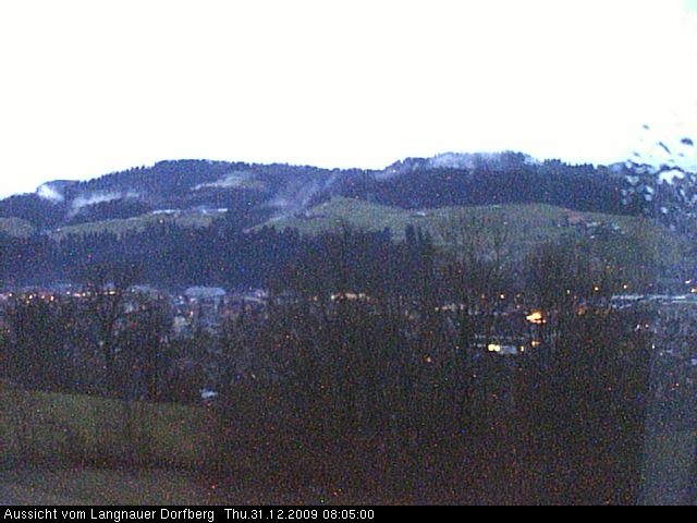 Webcam-Bild: Aussicht vom Dorfberg in Langnau 20091231-080500