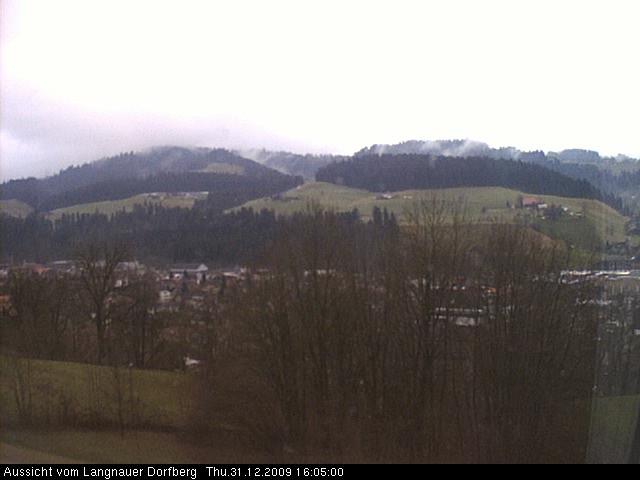 Webcam-Bild: Aussicht vom Dorfberg in Langnau 20091231-160500
