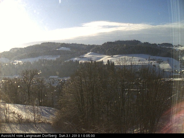 Webcam-Bild: Aussicht vom Dorfberg in Langnau 20100103-100500