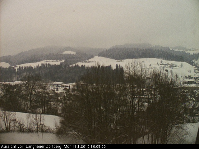 Webcam-Bild: Aussicht vom Dorfberg in Langnau 20100111-100500