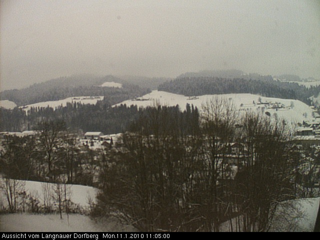Webcam-Bild: Aussicht vom Dorfberg in Langnau 20100111-110500