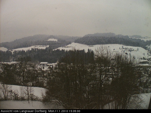 Webcam-Bild: Aussicht vom Dorfberg in Langnau 20100111-150500