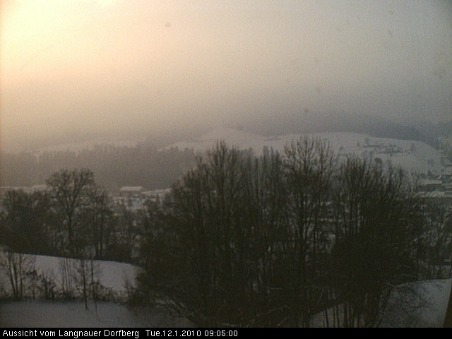 Webcam-Bild: Aussicht vom Dorfberg in Langnau 20100112-090500