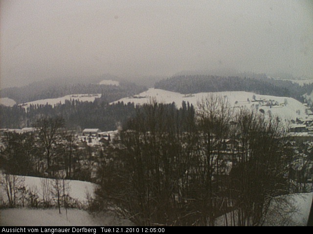 Webcam-Bild: Aussicht vom Dorfberg in Langnau 20100112-120500