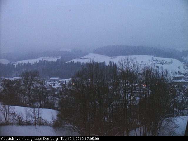 Webcam-Bild: Aussicht vom Dorfberg in Langnau 20100112-170500