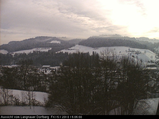 Webcam-Bild: Aussicht vom Dorfberg in Langnau 20100115-150500
