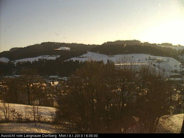 Webcam-Bild: Aussicht vom Dorfberg in Langnau 20100118-160500