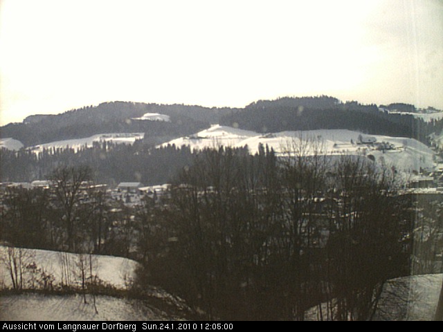 Webcam-Bild: Aussicht vom Dorfberg in Langnau 20100124-120500