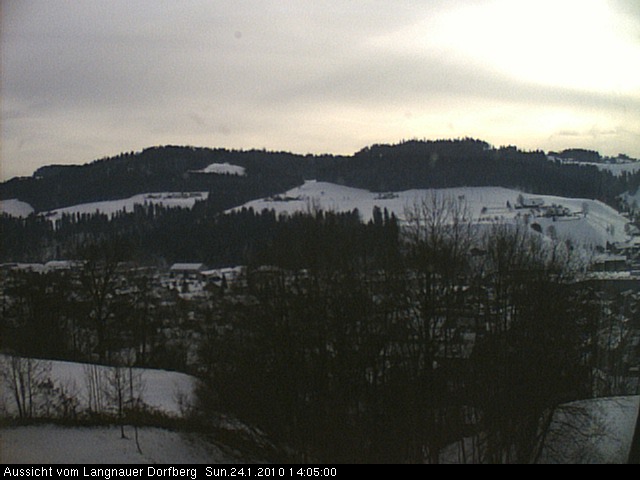 Webcam-Bild: Aussicht vom Dorfberg in Langnau 20100124-140500